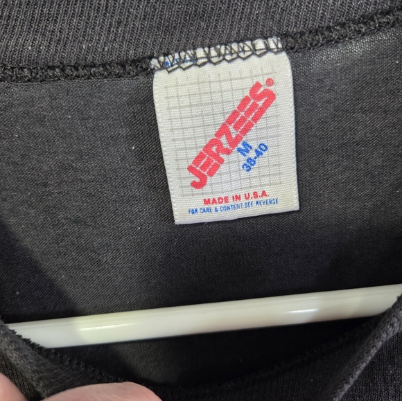 Vintage 1980s Daytona Beach Harley-Davidson Biker Tee Jerzees Tag MediumFLAWS- - Picture 6 of 7